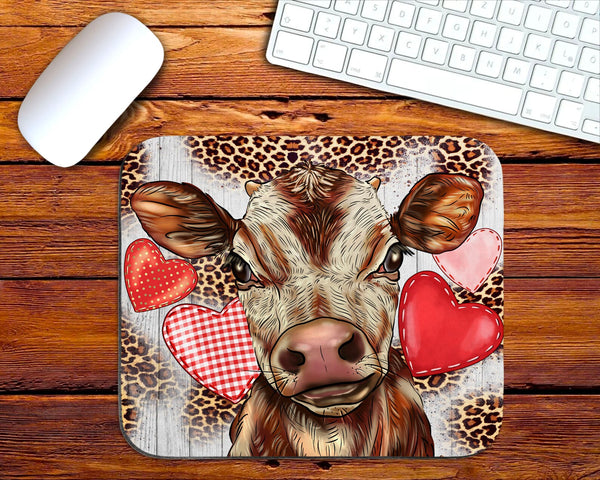 cow hearts mouse pad